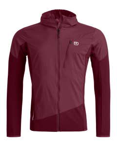 Ortovox Men's TRACE HYBRID JKT red malbec