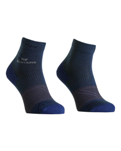 Ortovox Men's ALPINE LIGHT QUARTER SOCKS blue nunatak