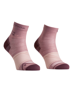Ortovox Women's ALPINE LIGHT QUARTER SOCKS dusk rose