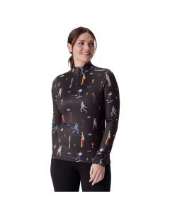 Spyder Women's VIVID 1/2 ZIP BLACK