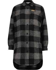 Maloja Women's HalapM. Wool Coat deep black check