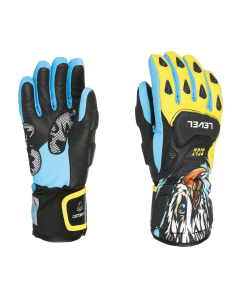 Level SQ JR CF Glove Yellow-Blue