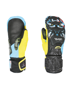 Level SQ JR CF Mitten yellow-blue 26-27