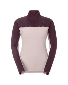 Scott Women's Defined Light Pullover wax pink/cocoa red