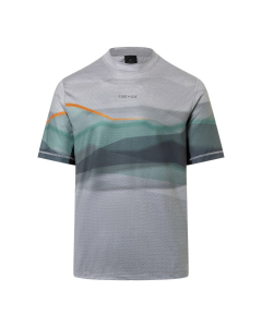 Fire & Ice Men's T-Shirt BALDUIN2 001 liquid silver