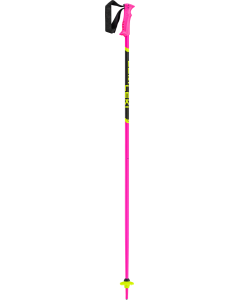 Leki Racing Kids pink-blk-neon yellow