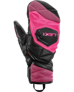 Leki Junior Mitten WCR Venom 3D black-neonpink