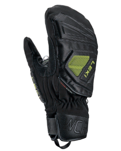 Leki WCR C-Tech 3D Mitt black-ice lemon