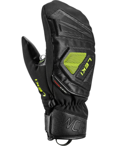 Leki WCR Junior Mitten C-Tech 3D black-ice lemon