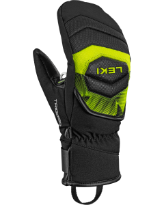 Leki Glove WCR Core TR Junior Mitt black-yellow