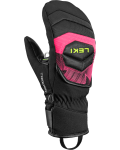 Leki Glove WCR Core TR Junior Mitt black-pink
