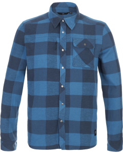 2117 Men's flannel shirt Skjortan blue