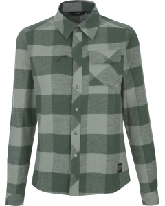 2117 Women's flannel shirt Skjortan forest green