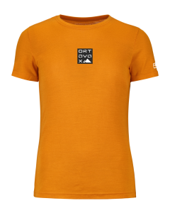 Ortovox Women's 185 MERINO SQUARE TS autumn leaves