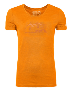 Ortovox Women's 150 COOL VINTAGE BADGE TS autumn leaves