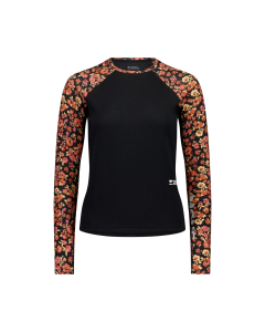 Mons Royale Women's Bella Merino LS ditzy camo/black