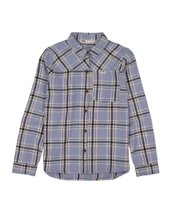 Mons Royale Women's AT Merino Flannel LS blue granite