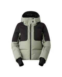 TNF Women's COLD SPELL CROPPED DOWN JACKET Slate Moss/TNF Black
