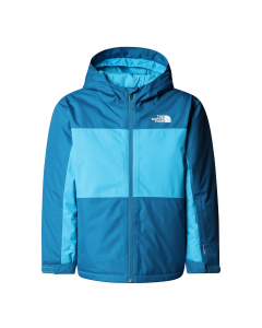 TNF Boys FREEDOM INSULATED JACKET Dusk Blue/Meridian Blue
