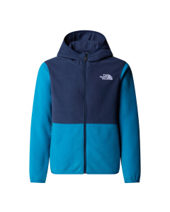 TNF Teens GLACIER FZ HOODIE Dusk Blue/Summit Navy