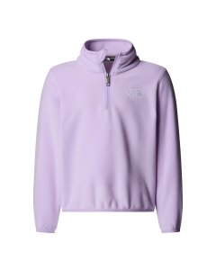 TNF Kids GLACIER 1/4 ZIP PULLOVER LITE LILAC