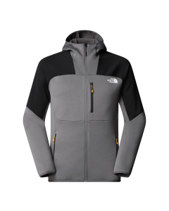 TNF Men's METEORA FZ FLEECE SMOKED PEARL/TNF BLACK