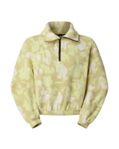 TNF Women's TW MA FLEECE 1/4 ZIP Lemon Mist Pain, Medium