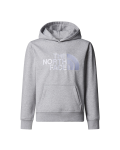 TNF Teens DREW PEAK PULLOVER HOODIE TNF LIGHT GREY HEATHER