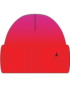 Atomic DOUBLE CUFF KNIT BEANIE RED