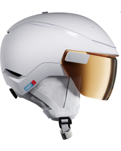 Atomic REVENT GT AMID VISOR HD PHOTO White Heather