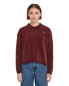 Volcom Women's BUBBLE TEASE SWEATER BRICK