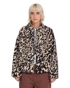 Volcom Women's WYLDING OUT SHERPA ANIMAL PRINT