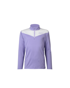 Phenix Kids Color Block 1/2 Zip PURPLE