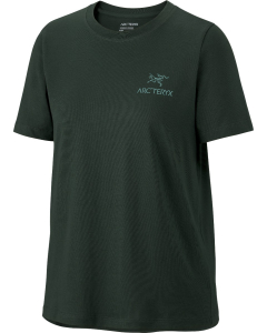 Arcteryx Women's Kragg SL Cotton Emblem Crew SS Black