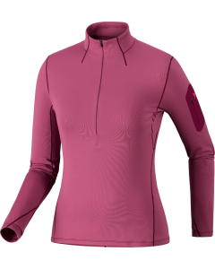 Arcteryx Women's Rho Zip Neck LT Rene/Rocket