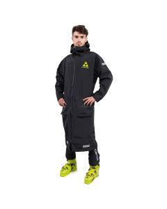 Fischer RAIN COAT - 2,5 LAYER black/yellow