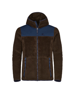 Elevenate Men's Glacier Pile Hood Shiitake Brown
