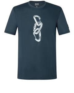 Super Natural Men's Carabinieri Tee X05 Blueberry/Vapor Grey