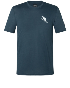 Super Natural Men's LITTLE FLEAR TEE X05 Blueberry/Vapor Grey