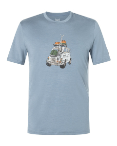 Super Natural Men's CARSKI TEE 23E Flint Stone/Various