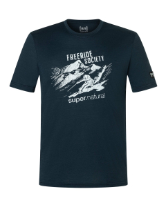 Super.Natural Men's Freeride Society Tee W55