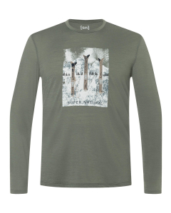 Super.Natural Men's Triple Ski Longsleeve 18J
