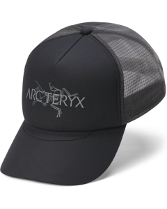 Arcteryx Bird Word Trucker Hat Black / Cloud