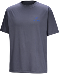 Arcteryx Men's Kragg SL Cotton Bird Word SS Dk Stratus/Fluidity