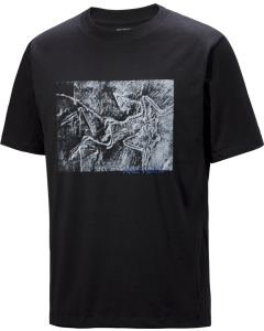 Arcteryx Men's Kragg Cotton Lithographica SS Black