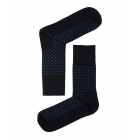 Lenz Mens Longlife Socks black/blue dots